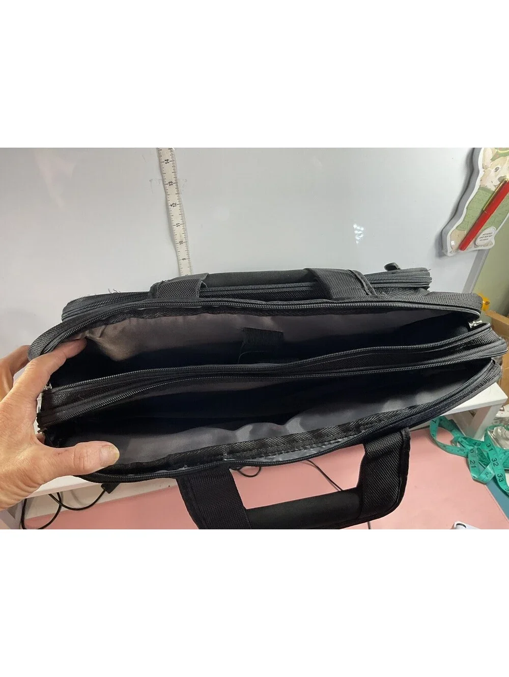 Dell Heavy Duty Nylon Padded Laptop Case 18”X 13” Adjustable Strap